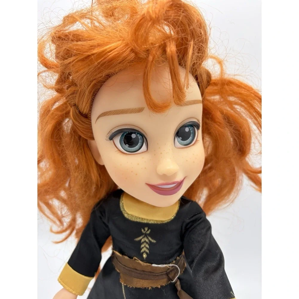 Disney Frozen 2 Anna Travel Adventure Toddler Doll Black Dress & Boots 14